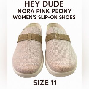 Hey Dude Nora Pink Peony Women’s Slip-On Shoes